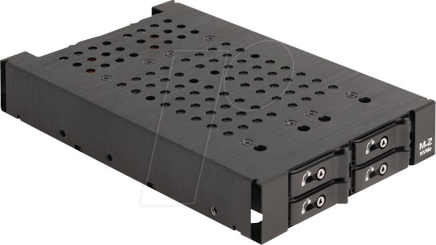 4043619471119 - DELOCK 47111 - 35 Wechselrahmen für 4 x M2 NVMe SSD SFF-8612
