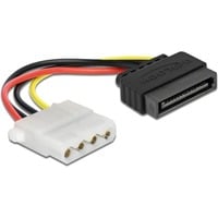 4043619601158 - DeLOCK power cable - SATA power to 4 PIN internal power - 12 cm