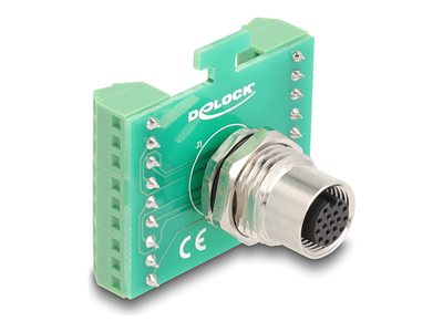 4043619606603 - DELOCK M12 ubergabemodul 17 Pin zu 18Pin