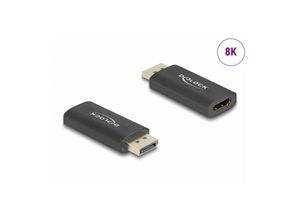 4043619610556 - DeLOCK Aktiver DisplayPort 14 zu HDMI Adapter 8K mit HDR Funktion (61055)