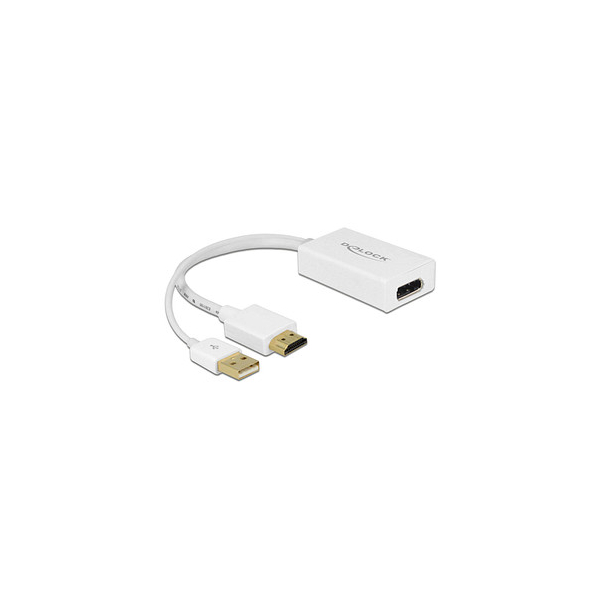 4043619624966 - DELOCK 62496 - DisplayPort Adapter HDMI-A Stecker auf DP Buchse