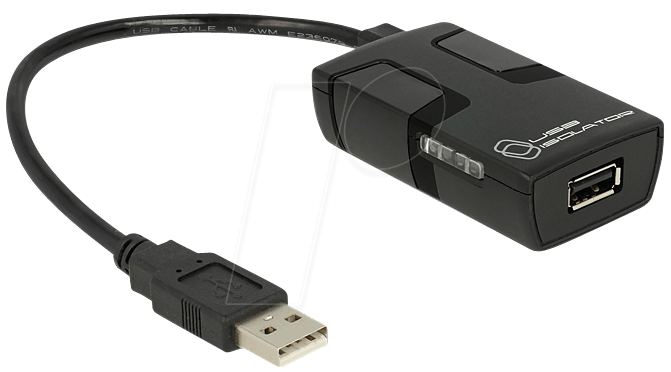 4043619625888 - DeLOCK USB Isolator mit 5 kV Isolation  USB 11 A USB 11 A Adapter