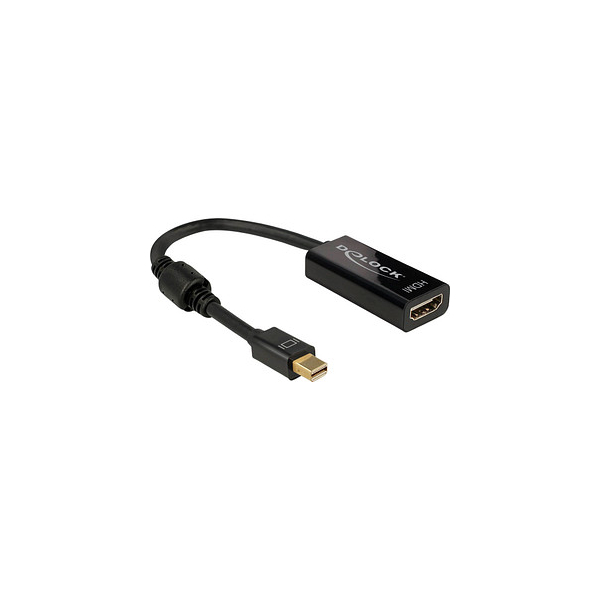 4043619626137 - Mini-DisplayPort   HDMI Adapterkabel Mini DisplayPort Stecker HDMI-A Buchse 020 m Schwarz 62613 vergoldete Steckkontakte DisplayPort-Kabel