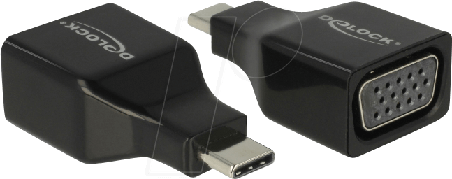 4043619639335 - DELOCK 63933 - USB Type-C  Adapter zu VGA (DP Alt Mode)