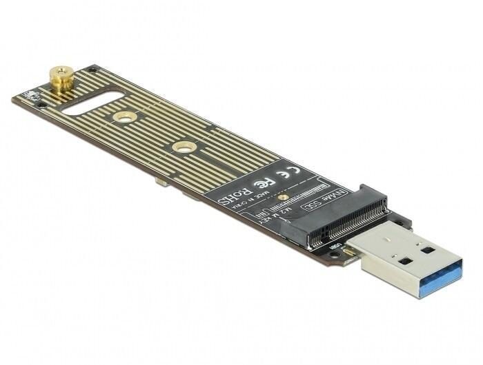 4043619640690 - DELOCK 64069 - Konverter für M2 NVMe PCIe SSD mit USB 31 Gen 2