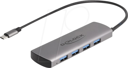 4043619642939 - DELOCK 64293 - USB 31 Hub 4 Port USB-C zu 1x C 4x A