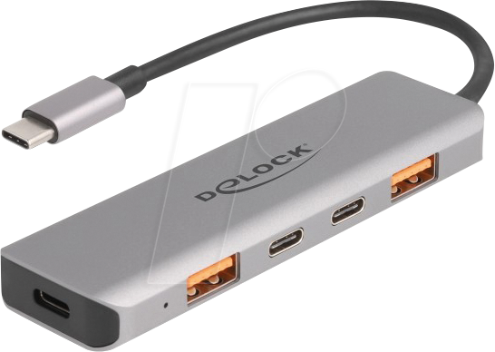 4043619643028 - DELOCK 64302 - USB 31 Hub 5 Port USB-C zu 3x C 2x A