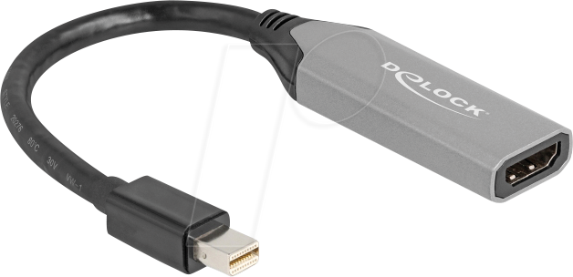 4043619643318 - DELOCK 64331 - DisplayPort Adapter Mini DP 14 Stecker auf HDMI Buchse 4043619643318 - DELOCK 64331 - DisplayPort Adapter Mini DP 14 Stecker auf HDMI Buchse
