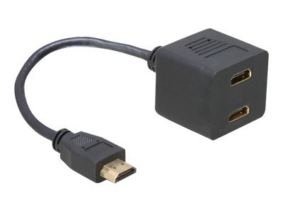 4043619650569 - DELOCK 65056 - HDMI Adapter HDMI-A Stecker auf 2x HDMI Buchse