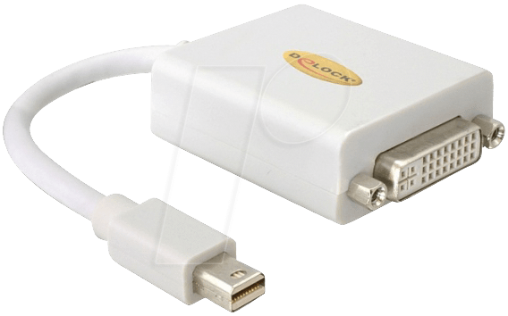 4043619651290 - DELOCK 65129 - DisplayPort Adapter Mini DP Stecker auf DVI 24+5 Buchse