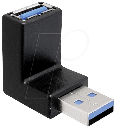 4043619653409 - DELOCK 65340 - USB 30 A Stecker auf A Buchse gewinkelt 270° vertikal