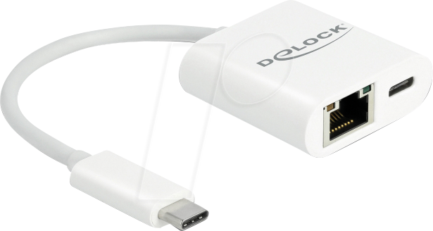 4043619654024 - DELOCK 65402 - Netzwerkkarte USB-C Gigabit Ethernet 1x RJ45 mit PD