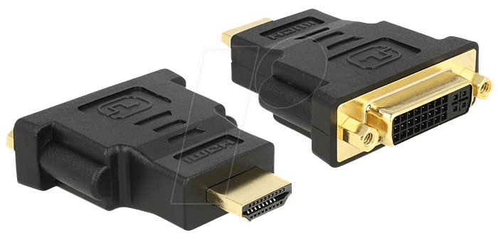 4043619654673 - DELOCK 65467 - HDMI Adapter HDMI-A Stecker auf DVI 24+5 Buchse