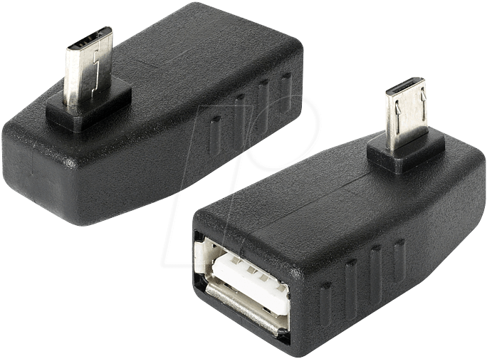 4043619654734 - DELOCK 65473 - USB Micro B Stecker auf USB A Buchse OTG 270° gewinkelt