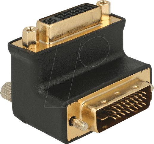 4043619658664 - DELOCK 65866 - DVI Adapter DVI 24+5 Buchse auf DVI 24+1 Stecker