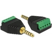 4043619659487 - Adapter Klinkenstecker 44 mm zu Terminalblock 5 Pin (65948) - Delock