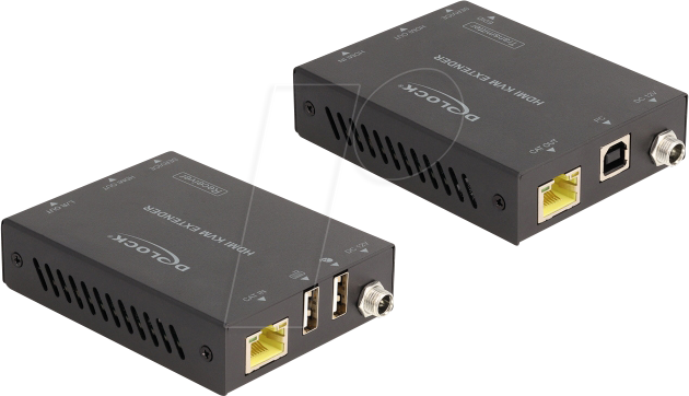 4043619659579 - DELOCK HDMI KVM Extender Set über Cat6 Kabel 4K 60 Hz 70 m