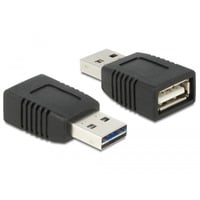 4043619659654 - Adapter easy usb 20-A Stecker zu usb 20-A Buchse nur Ladefunktion (65965) - Delock