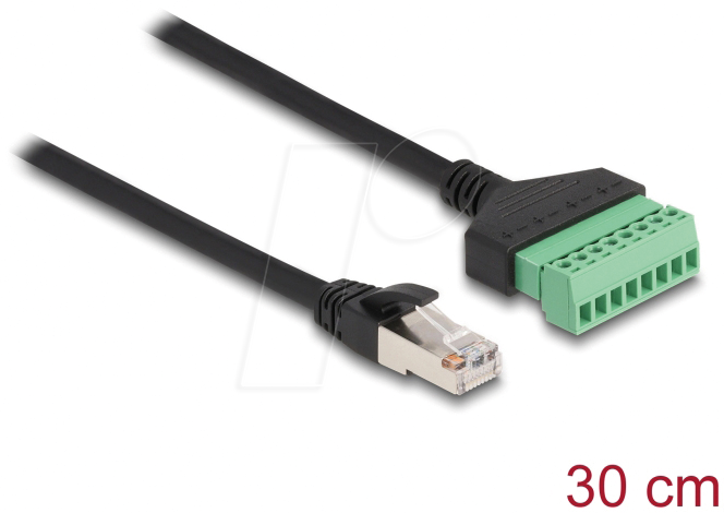 4043619659753 - - Netzwerkadapter - 8-polige Anschlussleiste (W) zu RJ-45 (M) - 30 cm - UTP - CAT 6