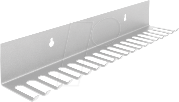 4043619668885 - DELOCK 66888 - Kabelrechen 318 x 65 mm zur Wandmontage grau