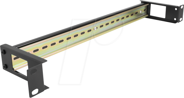 4043619670314 - DELOCK 67031 - 19 Hutschienenpanel 1HE schwarz