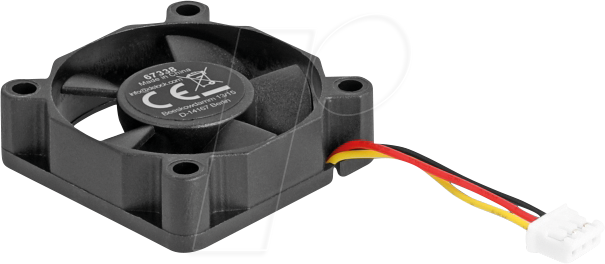 4043619673384 - DELOCK 67338 - Axiallüfter 12 V DC 35 x 35 x 10 mm schwarz