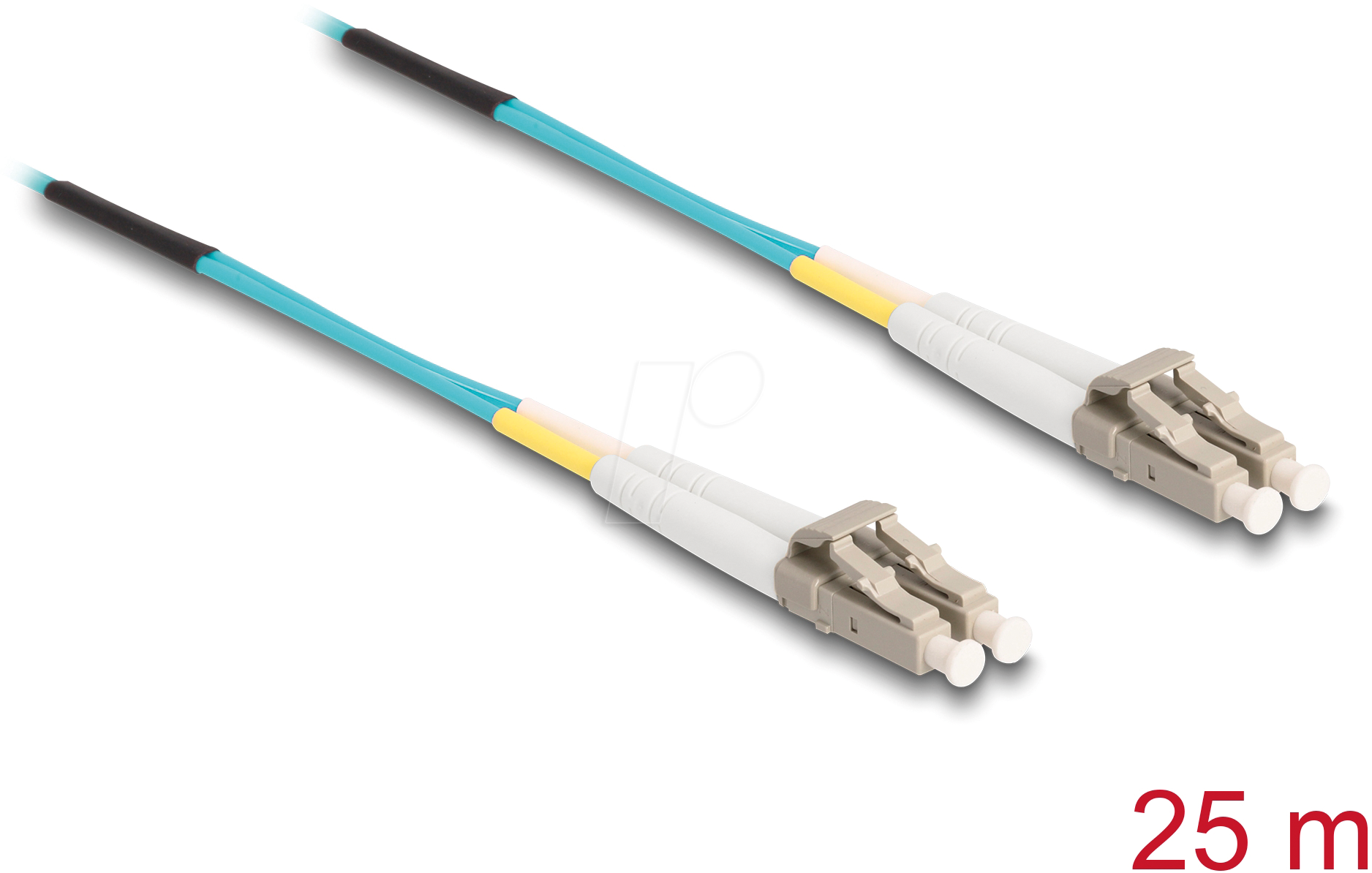 4043619801503 - DELOCK 80150 - LWL Kabel LC Duplex Multimode OM3 25 m