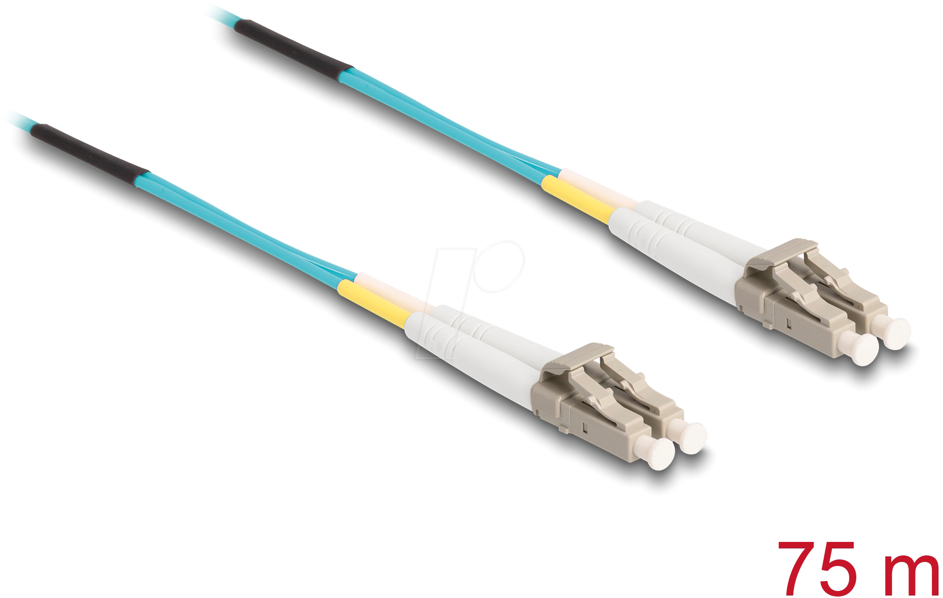 4043619801527 - DELOCK 80152 - LWL Kabel LC Duplex Multimode OM3 75 m
