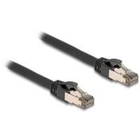 4043619802432 - RJ45 Netzwerkkabel Cat6A u ftp ultra flexibel 5 m schwarz (80243) - Delock