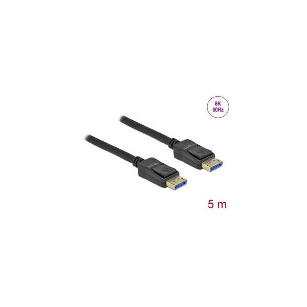 4043619802647 - DELOCK 80264 - DisplayPort 20 Kabel Stecker zu Stecker 10K 60 Hz 5 m