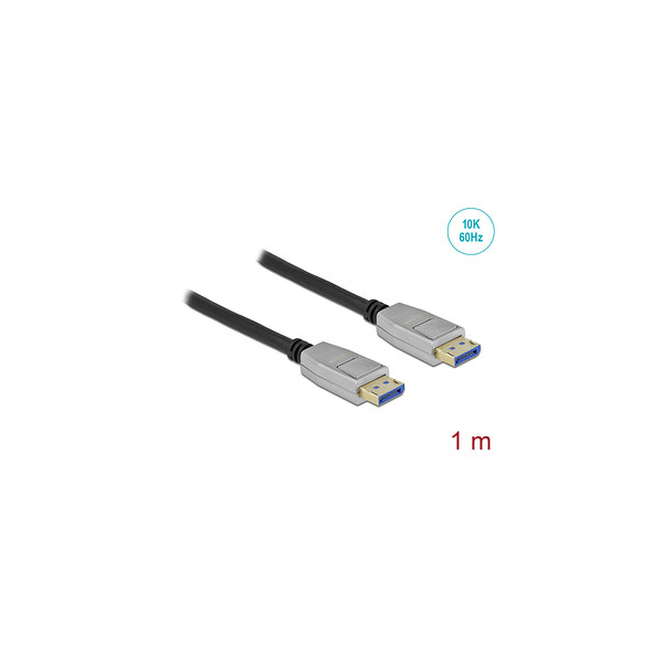 4043619802654 - DisplayPort Kabel 10K 60 Hz 54 Gbps Metallgehäuse 1 m (80265) - Delock