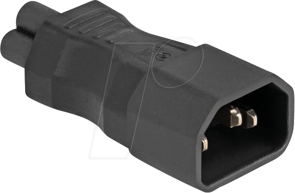 4043619804689 - DELOCK 80468 - Netzadapter IEC 60320 - C14 auf C5 Stecker   Buchse 25 A ger