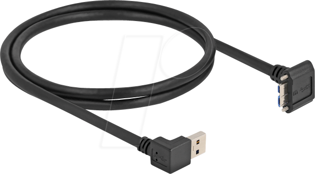 4043619804825 - DELOCK 80482 - USB 30 Kabel 90° A Stecker auf 90° Micro-B Stecker 10 m