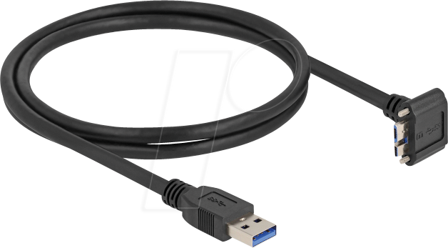 4043619804832 - DELOCK 80483 - USB 30 Kabel A Stecker auf 90° Micro-B Stecker 10 m