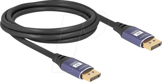 4043619806010 - DELOCK 80601 - DisplayPort 14 Kabel 8K 60 Hz flieder 20 m