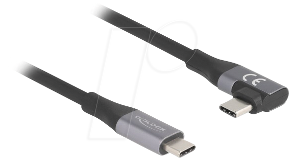 4043619811311 - DELOCK 81131 - USB 40 Kabel 40 Gbit s 240 W 8K 60Hz 1 m gewinkelt