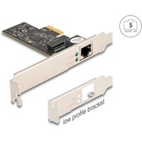 4043619812608 - DELOCK 81260 - Netzwerkkarte PCIe 5 Gigabit Ethernet 1x RJ45