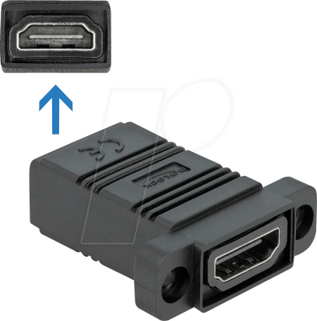 4043619813070 - DELOCK 81307 - Easy 45 HDMI Adapter gerade