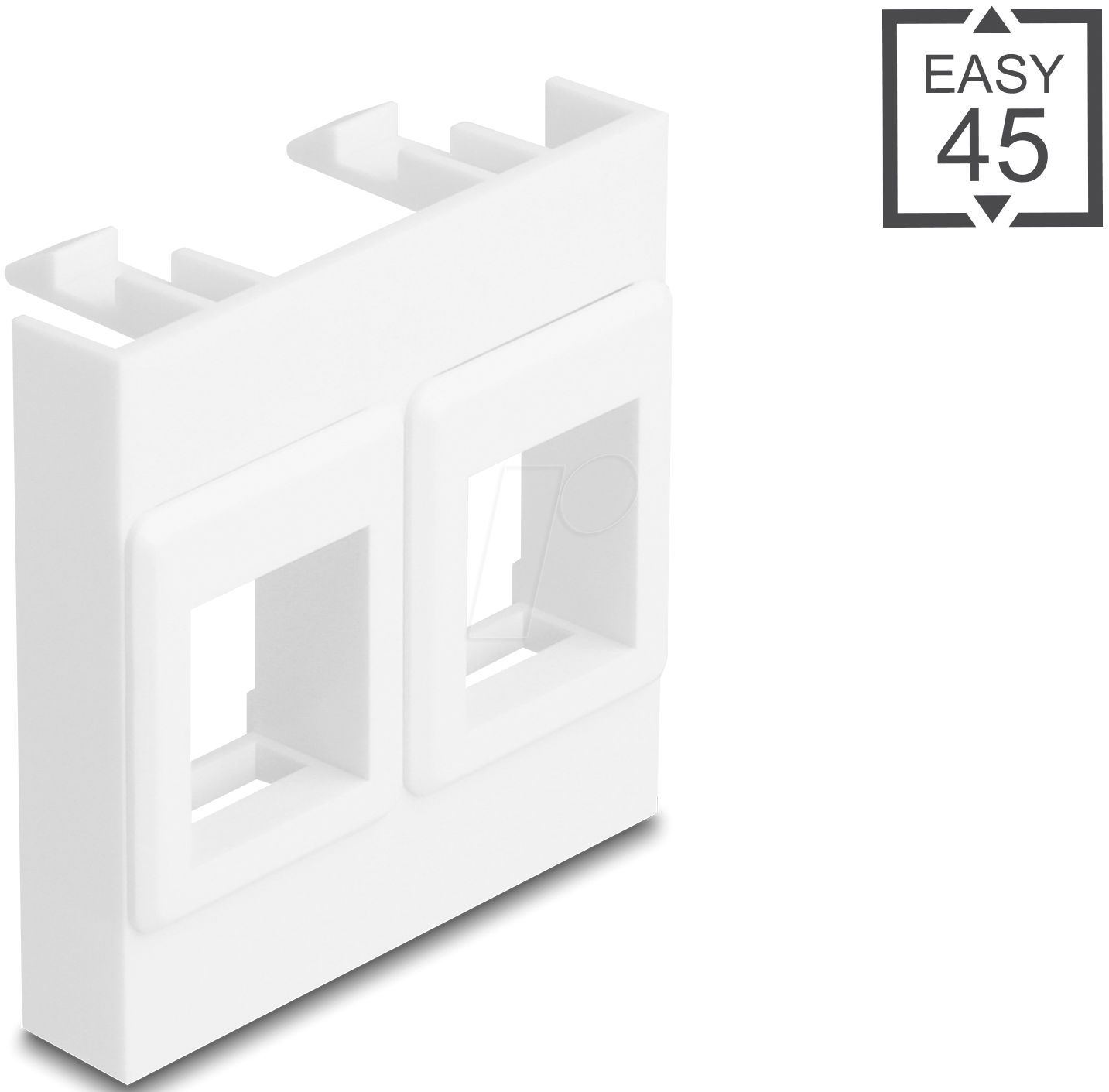 4043619815821 - DELOCK 81582 - Easy 45 Modul 2x Keystone Halterungen 45 x 45 mm 4043619815821 - DELOCK 81582 - Easy 45 Modul 2x Keystone Halterungen 45 x 45 mm