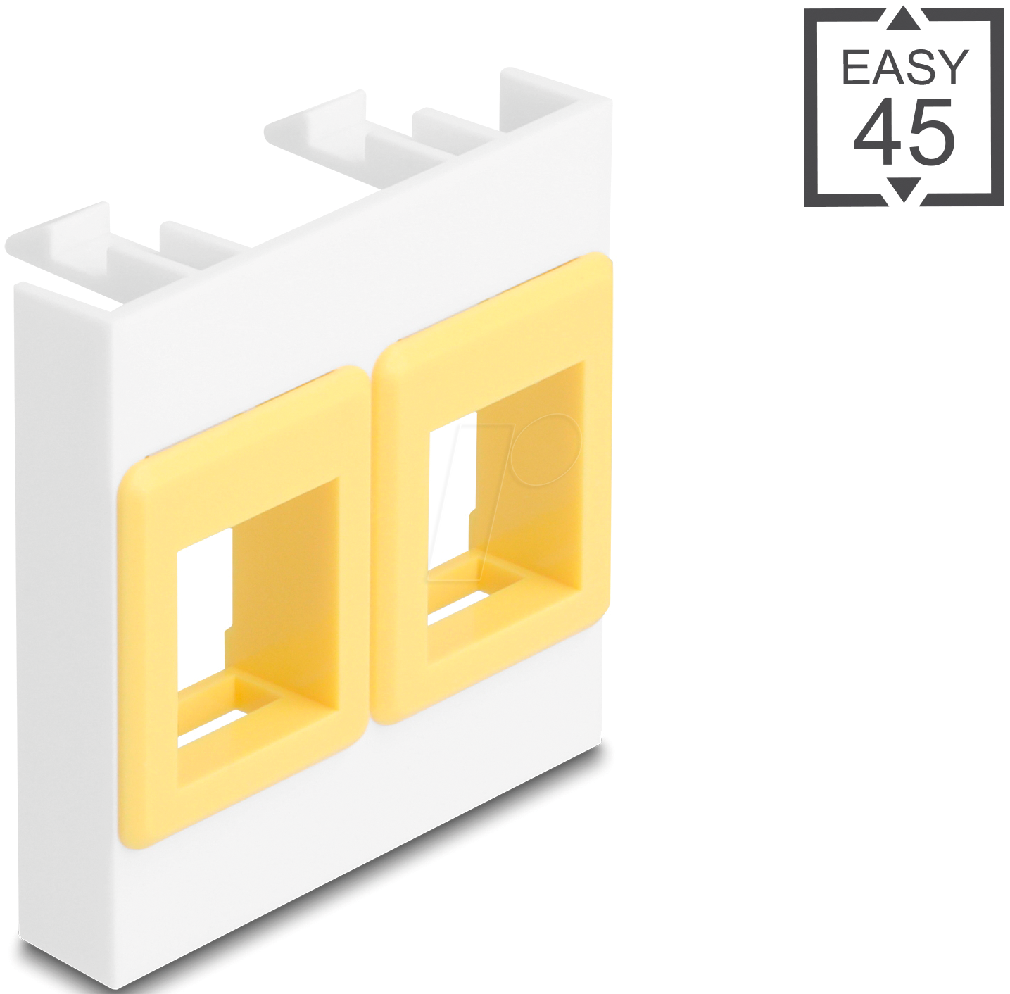 4043619815845 - DELOCK 81584 - Easy 45 Modul 2x Keystone Halterungen 45 x 45 mm 4043619815845 - DELOCK 81584 - Easy 45 Modul 2x Keystone Halterungen 45 x 45 mm