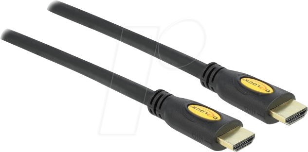 4043619824557 - HDMI Anschlusskabel HDMI-A Stecker HDMI-A Stecker 500 m Schwarz 82455 vergoldete Steckkontakte HDMI-Kabel