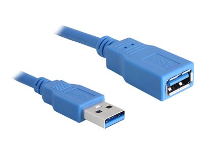 4043619825394 - USB-Kabel usb 32 Gen1 (usb 30   usb 31 Gen1) usb-a Stecker usb-a Buchse 200 m Blau vergo - Delock