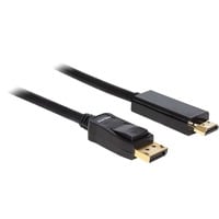 4043619825875 - DELOCK 82587 - DisplayPort 11 Stecker auf HDMI A Stecker 2 m schwarz