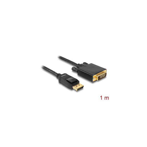 4043619825905 - DisplayPort   DVI Adapterkabel DisplayPort Stecker DVI-D 24+1pol Stecker 100 m Schwarz 82590 DisplayPort-Kabel