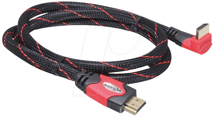 4043619826872 - DELOCK 82687 - High Speed HDMI Kabel gewinkelt nach unten 3 m