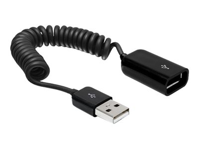 4043619831630 - USB-Verl USB20 Typ a - a St Bu 20-60cm Spiralkabel (83163) - Delock