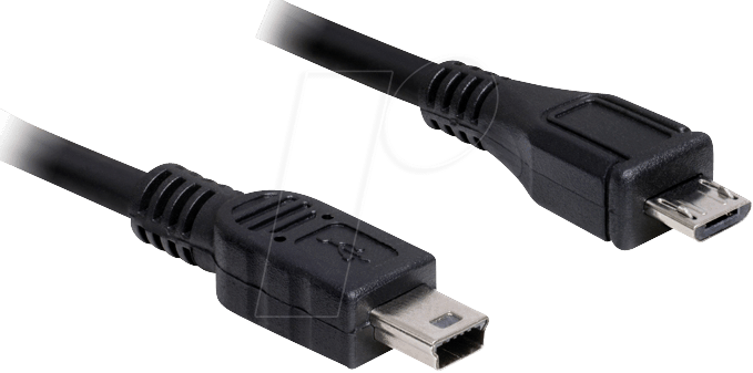 4043619831777 - DELOCK 83177 - USB 20 Kabel Micro B Stecker auf mini B Stecker 1 m