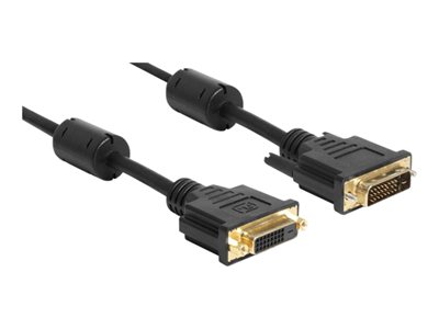 4043619831869 - DELOCK DVI Kabel DVI(24+1) -> DVI(24+1) St Bu 200m Gold