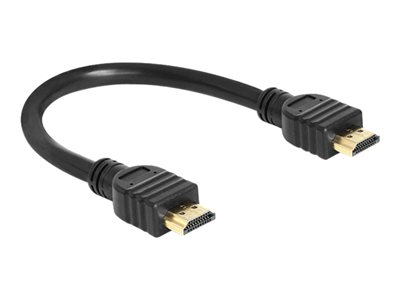 4043619833528 - High Speed HDMI with Ethernet - HDMI-Kabel mit Ethernet - HDMI männlich zu HDMI männlich - 25 cm