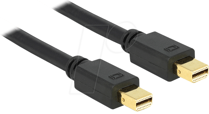 4043619834723 - DELOCK 83472 - DisplayPort Kabel mini DisplayPort 12 Stecker 05 m schwarz